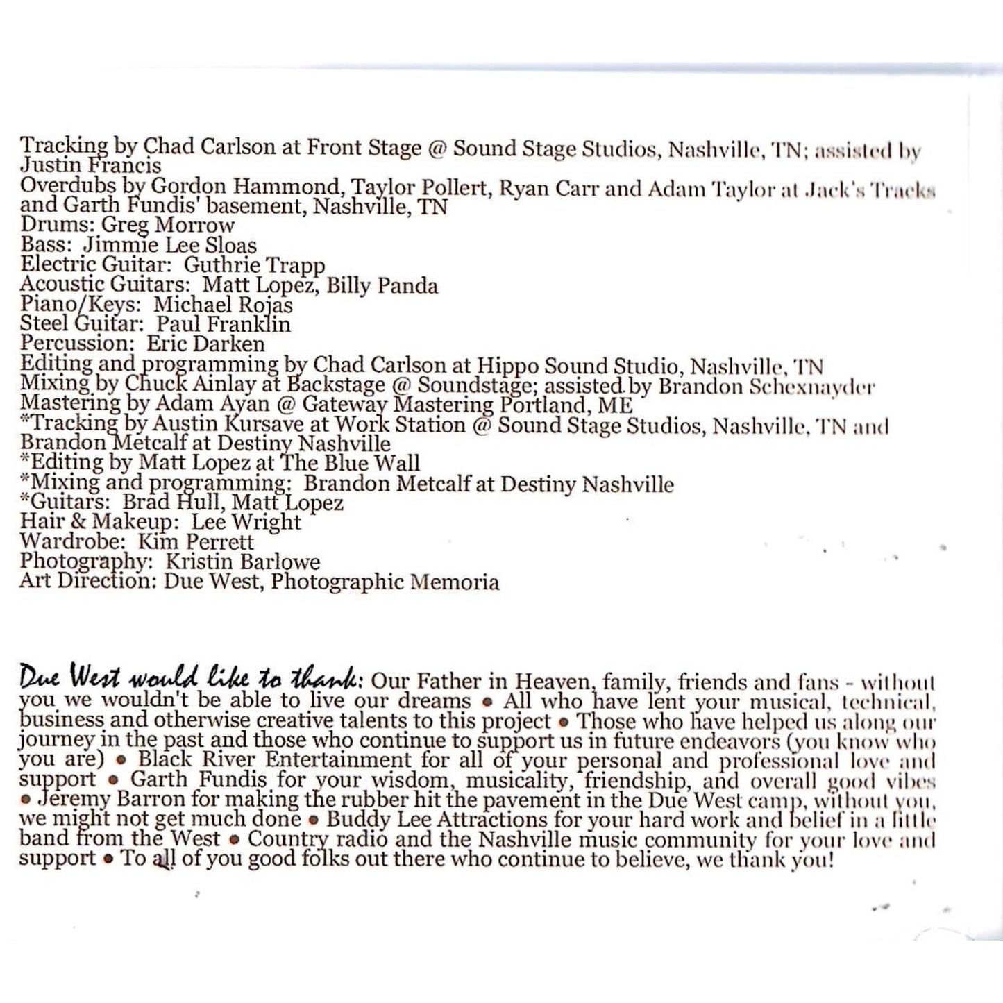 Our Time (2013) - CD