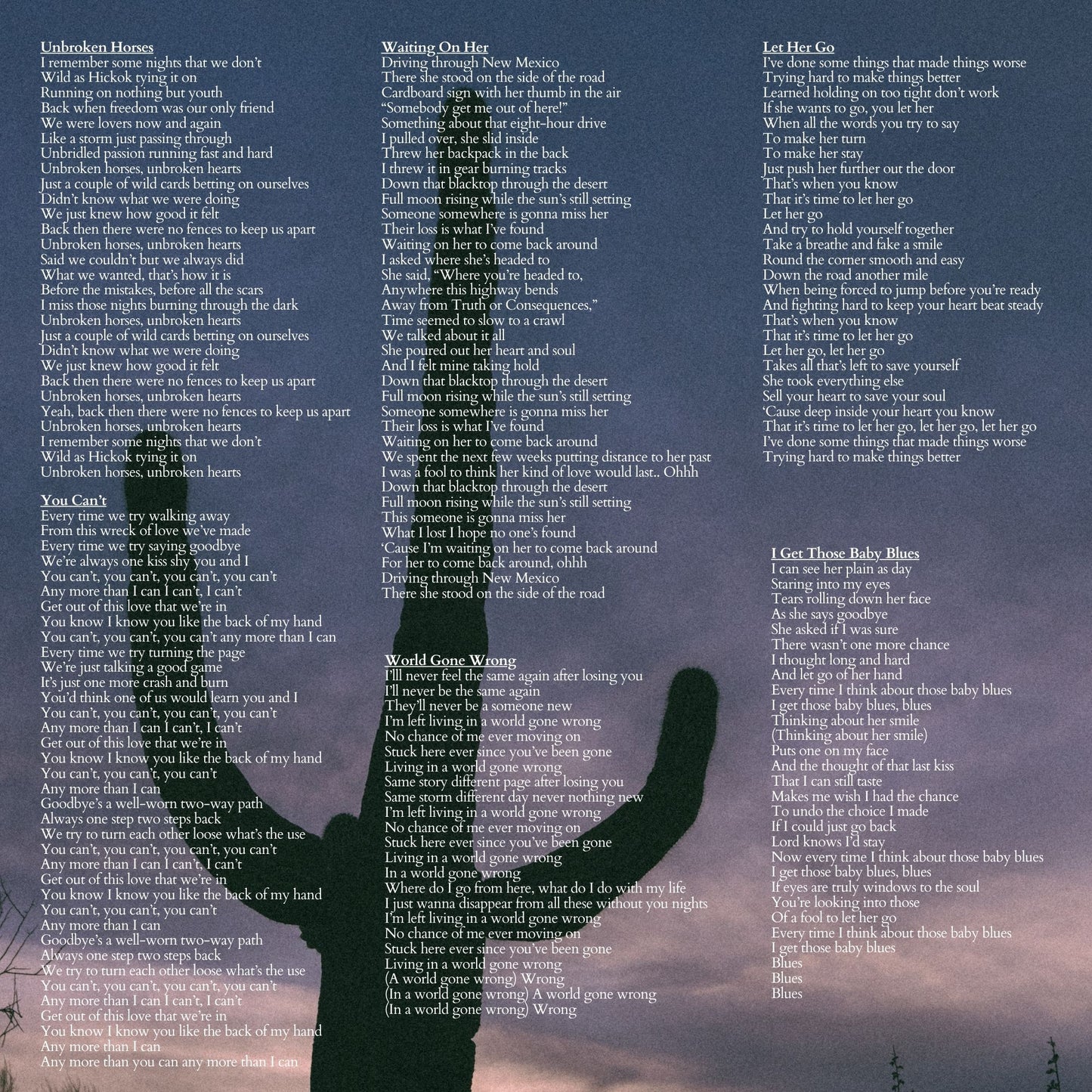 UNBROKEN (2024) - VINYL (Autographed)