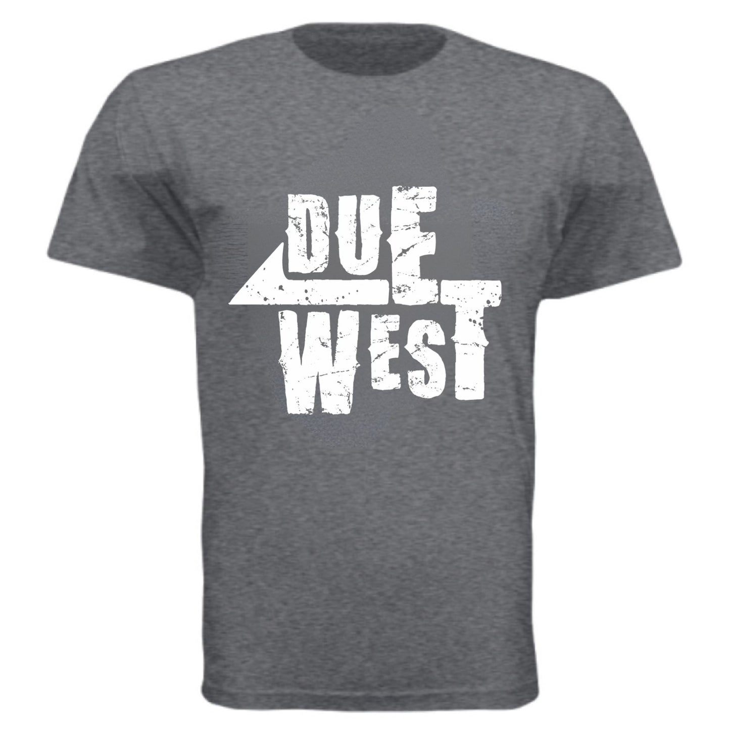 Heather Gray Due West Logo - Canvas
