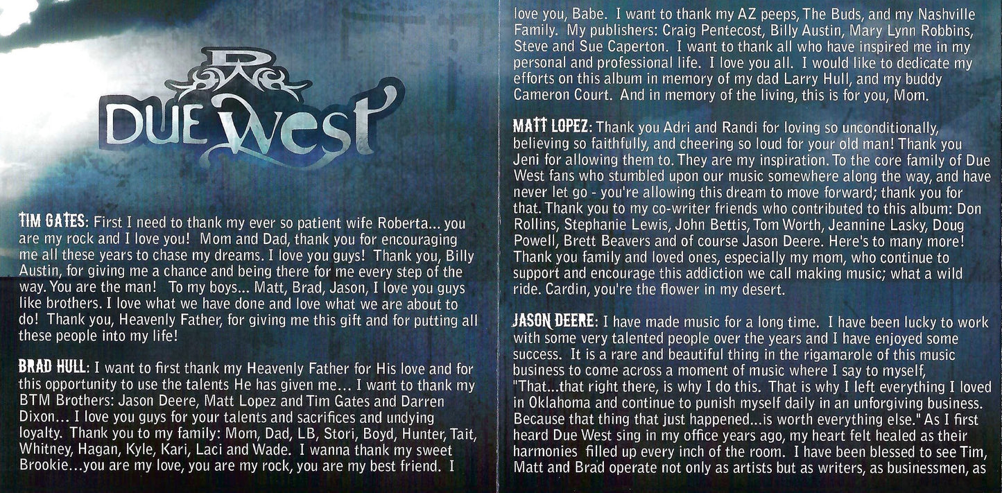 Due West (2010) - CD