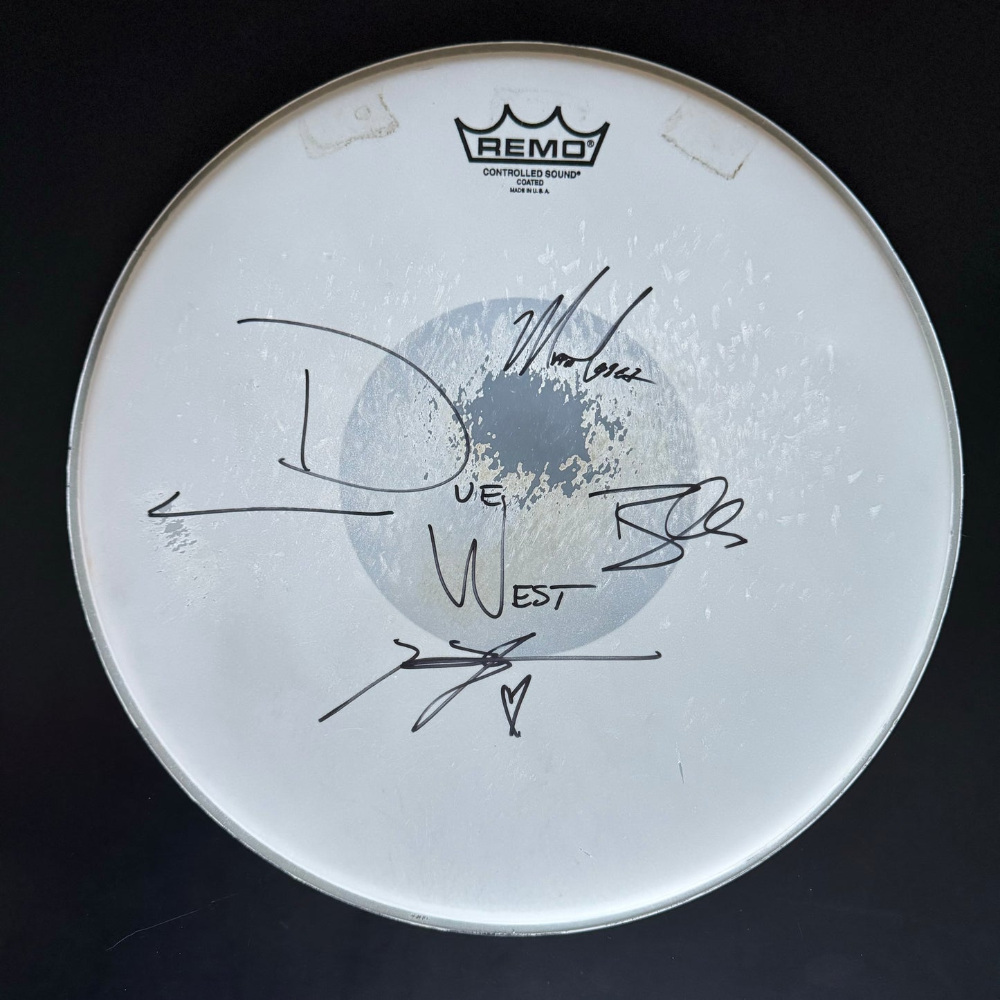 Autographed Drum Heads