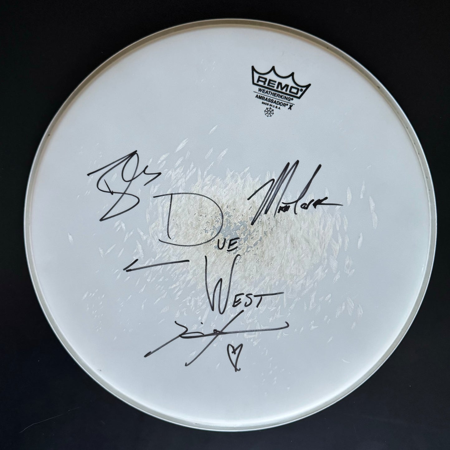 Autographed Drum Heads